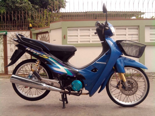 ขออนุญาติขาย HONDA WAVE100S สีน้ำเงินดำ