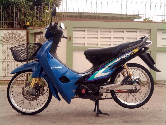 ขออนุญาติขาย HONDA WAVE100S สีน้ำเงินดำ
