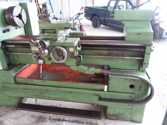 แท่นกลึง 7 ฟุต รุ่นหนัก 2 เพลา เกียร์บล็ออก กลึงเกลียวได้ ไม่ต้องเปลี่ยนเฟือง140,000