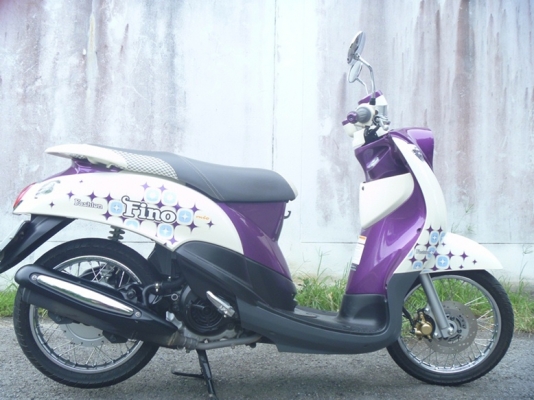 yamaha new fino 2 เกจ์ ม่วง-ขาว 23 ธ.ค 54