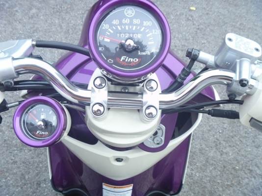 yamaha new fino 2 เกจ์ ม่วง-ขาว 23 ธ.ค 54