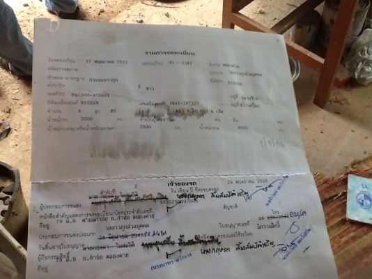 ขายด่วน NISSAN hqc 340 เครื่อง isuzu 85hp 4ba1 ยางพอใช้แคคชชีไม่บวมใช้งานทุกวัน