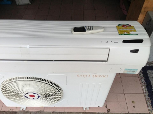 **** ขายแอร์ SAIJO DENKI 18000 BTU สภาพ 90\% ****