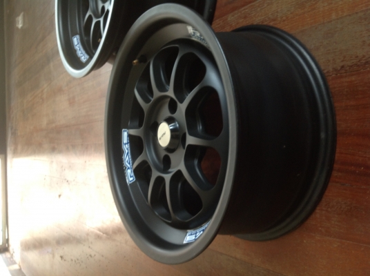 ขายล้อ RAY RF1 XXR  ขอบ 15 สีดำด้าน
