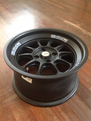 ขายล้อ RAY RF1 XXR  ขอบ 15 สีดำด้าน
