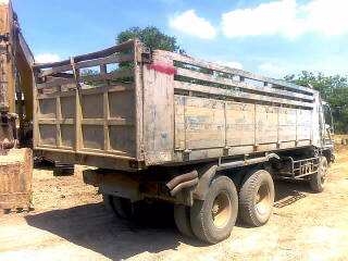 ขายสิบล้อดั๊มพ์ Mitsubishi turbo ซีเรียล 2,&times;&times;&times; ด.มิเนียม เครื่อง 6D16 turbo 220 แรง เกียร์อิตั้น ทะเบียนพร้อม