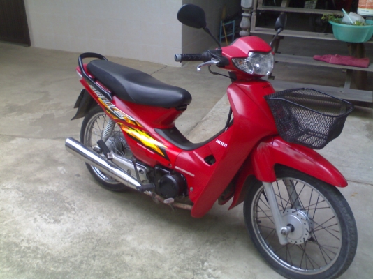 ขาย WAVE 100  สีแดงเดิมๆทะเบียน  พร้อมโอน