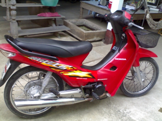 ขาย WAVE 100  สีแดงเดิมๆทะเบียน  พร้อมโอน