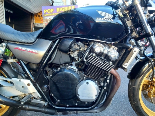 ขาย HONDA CB400 VTEC1 ปี2000 เดิมๆ มีท่อแต่ง แฮนด์บาร์ ระบบไฟติดครบ เปลี่ยนของเหลวเรียบร้อย อินวอยส์