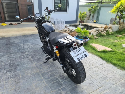 Triumph steed Scrambler ปี2017 รถพอมีของแต่ง รถสวยจัด Triumph steed Scrambler ปี2017 รถพอมีของแต่ง รถสวยจัด