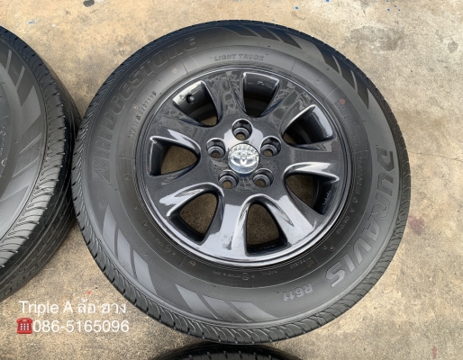 ล้อแม็ก 5รู114 Toyota Vigo Revo ขอบ 15 สีเทากัน พร้อมยางป้ายแดง 215-70-15 Bridgestone ปลายปี 19 สวยกริ๊บๆ ล้อแม็ก 5รู114 Toyota Vigo Revo ขอบ 15 สีเทากัน พร้อมยางป้ายแดง 215-70-15 Bridgestone ปลายปี 19 สวยกริ๊บๆ