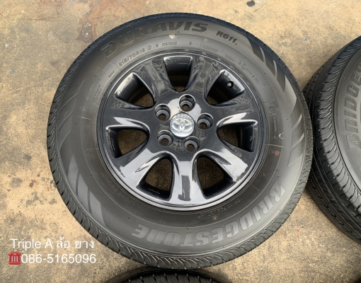 ล้อแม็ก 5รู114 Toyota Vigo Revo ขอบ 15 สีเทากัน พร้อมยางป้ายแดง 215-70-15 Bridgestone ปลายปี 19 สวยกริ๊บๆ ล้อแม็ก 5รู114 Toyota Vigo Revo ขอบ 15 สีเทากัน พร้อมยางป้ายแดง 215-70-15 Bridgestone ปลายปี 19 สวยกริ๊บๆ