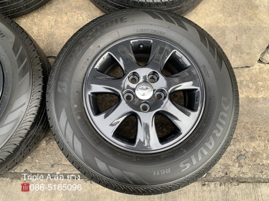 ล้อแม็ก 5รู114 Toyota Vigo Revo ขอบ 15 สีเทากัน พร้อมยางป้ายแดง 215-70-15 Bridgestone ปลายปี 19 สวยกริ๊บๆ ล้อแม็ก 5รู114 Toyota Vigo Revo ขอบ 15 สีเทากัน พร้อมยางป้ายแดง 215-70-15 Bridgestone ปลายปี 19 สวยกริ๊บๆ