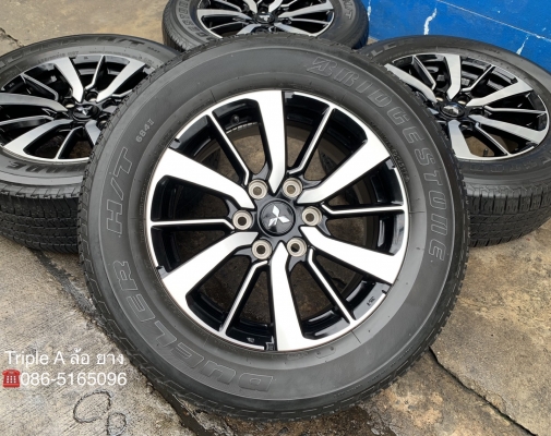 ล้อแม็ก Mitsu Pajero Sport ขอบ 18 พร้อมยาง 265-60-18 Bridgestone ปี 16 ล้อแม็ก Mitsu Pajero Sport ขอบ 18 พร้อมยาง 265-60-18 Bridgestone ปี 16