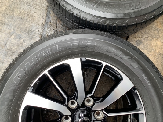 ล้อแม็ก Mitsu Pajero Sport ขอบ 18 พร้อมยาง 265-60-18 Bridgestone ปี 16 ล้อแม็ก Mitsu Pajero Sport ขอบ 18 พร้อมยาง 265-60-18 Bridgestone ปี 16
