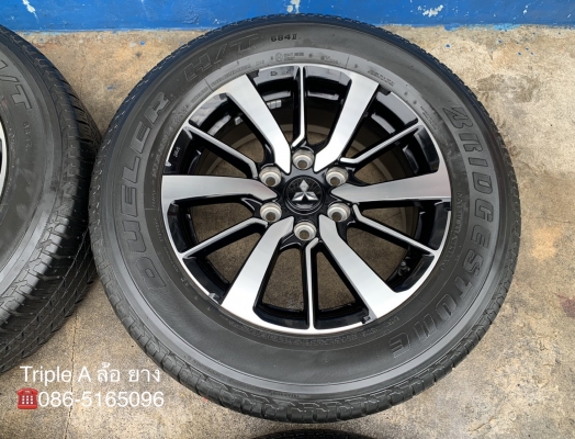 ล้อแม็ก Mitsu Pajero Sport ขอบ 18 พร้อมยาง 265-60-18 Bridgestone ปี 16 ล้อแม็ก Mitsu Pajero Sport ขอบ 18 พร้อมยาง 265-60-18 Bridgestone ปี 16