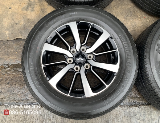 ล้อแม็ก Mitsu Pajero Sport ขอบ 18 พร้อมยาง 265-60-18 Bridgestone ปี 16 ล้อแม็ก Mitsu Pajero Sport ขอบ 18 พร้อมยาง 265-60-18 Bridgestone ปี 16