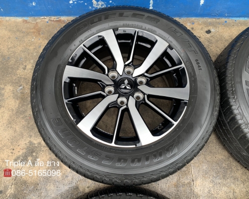 ล้อแม็ก Mitsu Pajero Sport ขอบ 18 พร้อมยาง 265-60-18 Bridgestone ปี 16 ล้อแม็ก Mitsu Pajero Sport ขอบ 18 พร้อมยาง 265-60-18 Bridgestone ปี 16