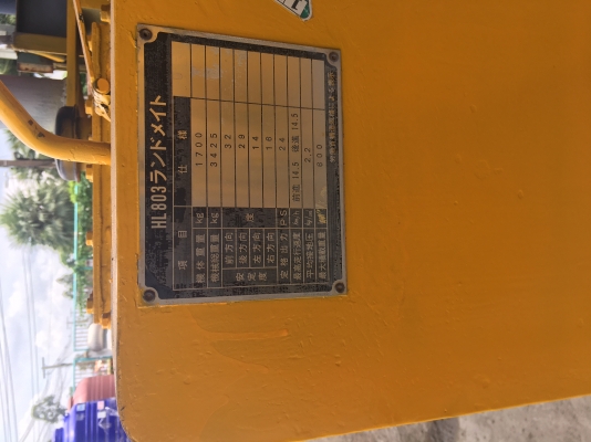 รถตักMITSUI HL803เก่านอกพร้อมใช้เครื่องดีปั๊มดีราคา125000บาทสนใจโทร0915195453