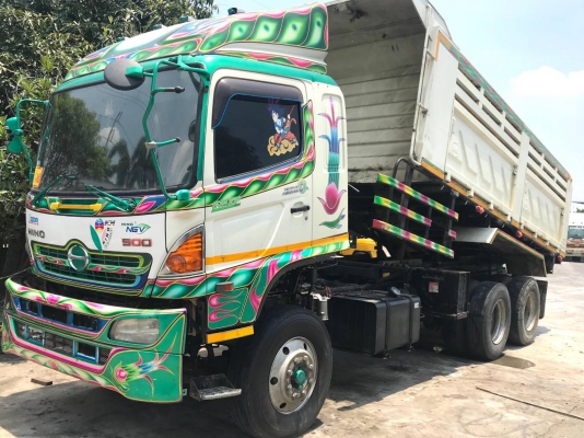 ⭐⭐⭐10ล้อดั้ม Hino 500 344ปี55 ดั้มสามมิตร สภาพเดิมๆ เครื่องดี แชซซีสวย พร้อมใช้