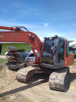 Hitachi ZX รุ่น 1/ Japan บูมอาร์มพิเศษ 7.10  เมตร ระบบไฟฟ้าสมบูรณ์ รถสวยมือเดียวป้ายแดง ตามรุ่น เอกสารเล่ม