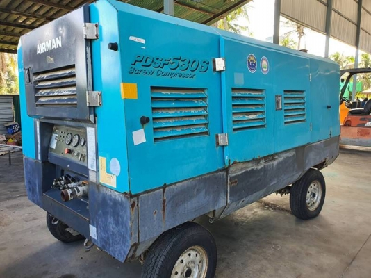 PDSF530S- เครื่องปั๊มลม Airman มือสอง ขนาด 10บาร์ 530cfm. by OEK 098-5625920