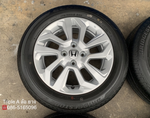 ล้อแม็กป้ายแดง Honda New Jazz ตัวรองท็อป ขอบ 15 พร้อมยางใหม่ป้ายแดง 175-65-15 Bridgestone ปลายปี 19 สวยกริ๊บ ล้อแม็กป้ายแดง Honda New Jazz ตัวรองท็อป ขอบ 15 พร้อมยางใหม่ป้ายแดง 175-65-15 Bridgestone ปลายปี 19 สวยกริ๊บ