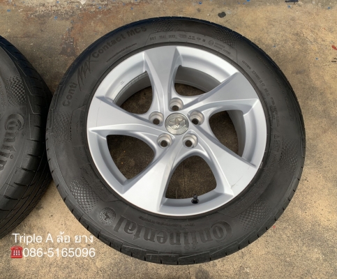 ล้อแม็ก 5รู114 Toyota CHR ขอบ17 พร้อมยาง 225-60-17 Continental ปลายปี 17 ล้อแม็ก 5รู114 Toyota CHR ขอบ17 พร้อมยาง 225-60-17 Continental ปลายปี 17