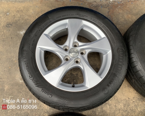 ล้อแม็ก 5รู114 Toyota CHR ขอบ17 พร้อมยาง 225-60-17 Continental ปลายปี 17 ล้อแม็ก 5รู114 Toyota CHR ขอบ17 พร้อมยาง 225-60-17 Continental ปลายปี 17