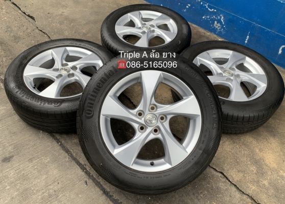 ล้อแม็ก 5รู114 Toyota CHR ขอบ17 พร้อมยาง 225-60-17 Continental ปลายปี 17 ล้อแม็ก 5รู114 Toyota CHR ขอบ17 พร้อมยาง 225-60-17 Continental ปลายปี 17