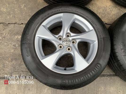 ล้อแม็ก 5รู114 Toyota CHR ขอบ17 พร้อมยาง 225-60-17 Continental ปลายปี 17 ล้อแม็ก 5รู114 Toyota CHR ขอบ17 พร้อมยาง 225-60-17 Continental ปลายปี 17