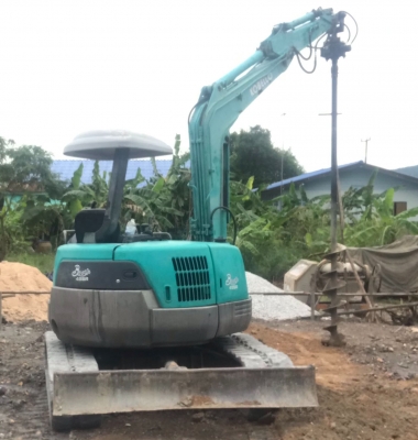 Kobelco 45SR/ เก่านอก + สว่านเจาะเขม 4 ดอก