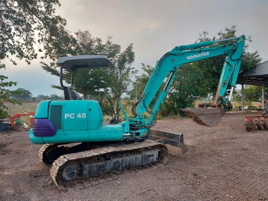 PC45-1E เครื่องดำ ปั๊มนิ้ว มีลายหัวเจาะ พร้อมใช้