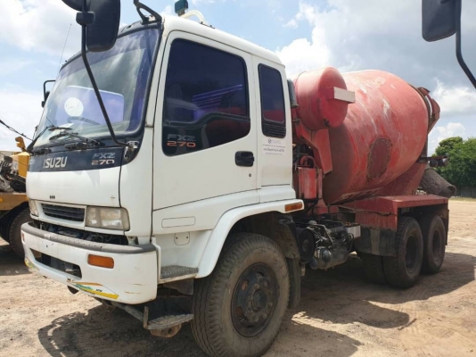 ⭐⭐รถโม่ขนาด7คิว Isuzu Fxz 270 ปี48 Eurollโม่ตรง KYB เครื่องดี แชชซีสวย ขาย2คัน