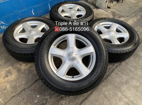 ล้อแม็ก ISUZU V-CROSS ขอบ 17 แถมยาง 255-65-17 Bridgestone ปลายปี 14 สภาพสวย