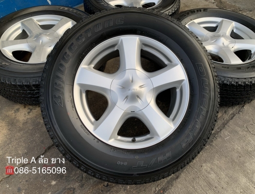 ล้อแม็ก ISUZU V-CROSS ขอบ 17 แถมยาง 255-65-17 Bridgestone ปลายปี 14 สภาพสวย ล้อแม็ก ISUZU V-CROSS ขอบ 17 แถมยาง 255-65-17 Bridgestone ปลายปี 14 สภาพสวย