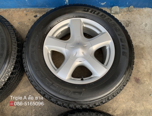 ล้อแม็ก ISUZU V-CROSS ขอบ 17 แถมยาง 255-65-17 Bridgestone ปลายปี 14 สภาพสวย ล้อแม็ก ISUZU V-CROSS ขอบ 17 แถมยาง 255-65-17 Bridgestone ปลายปี 14 สภาพสวย