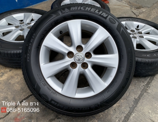 ล้อแม็ก 5รู100 Toyota Altis ขอบ 15 แถมยาง 195-65-15 Michelin ปี 15 ล้อแม็ก 5รู100 Toyota Altis ขอบ 15 แถมยาง 195-65-15 Michelin ปี 15