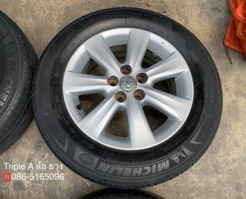 ล้อแม็ก 5รู100 Toyota Altis ขอบ 15 แถมยาง 195-65-15 Michelin ปี 15 ล้อแม็ก 5รู100 Toyota Altis ขอบ 15 แถมยาง 195-65-15 Michelin ปี 15