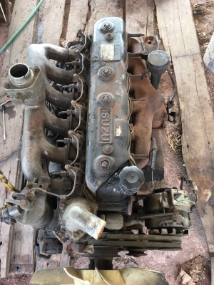 เครื่อง ISUZU 170แรง 6BF1 ใบชื้อขายพร้อมใช้งาน 49000บาท