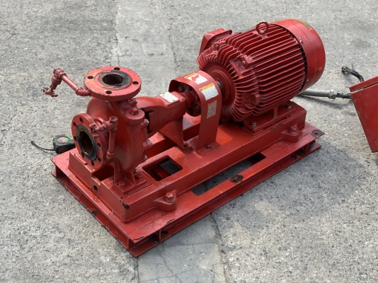 ขายชุดปั๊มน้ำหอยโข่ง Teral SJ 80x65H5 ขนาดเข้า 3นิ้ว ออก 2.5นิ้ว ใบพัดทองเหลือง พร้อมมอเตอร์ Teco 20HP. 380V 2900rpm. สภาพสวยใหม่มาก หมุนนิ่ม พร้อมชุดอุปกรณ์ตู้ไฟ พร้อมใช้งาน