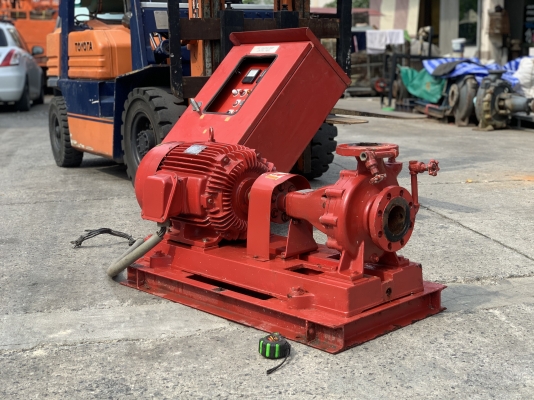 ขายชุดปั๊มน้ำหอยโข่ง Teral SJ 80x65H5 ขนาดเข้า 3นิ้ว ออก 2.5นิ้ว ใบพัดทองเหลือง พร้อมมอเตอร์ Teco 20HP. 380V 2900rpm. สภาพสวยใหม่มาก หมุนนิ่ม พร้อมชุดอุปกรณ์ตู้ไฟ พร้อมใช้งาน