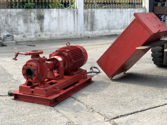 ขายชุดปั๊มน้ำหอยโข่ง Teral SJ 80x65H5 ขนาดเข้า 3นิ้ว ออก 2.5นิ้ว ใบพัดทองเหลือง พร้อมมอเตอร์ Teco 20HP. 380V 2900rpm. สภาพสวยใหม่มาก หมุนนิ่ม พร้อมชุดอุปกรณ์ตู้ไฟ พร้อมใช้งาน