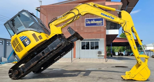 ขายด่วน635,000บาทรถแบคโฮโคมัสซูKOMATSUPC55MR2รุ่นหัวเก๋ง-8ยกหัวได้รุ่นยอดนิยมคอลโทลน้ำนันปั้มนี้วแรงๆเครื่องโคมัสซู4D88Eเครื่องดีปั่มแรงรถนอกเพิ่งนำเข้ามาใหม่ยังไม่เคยใช้งานในเมืองไทยเลย