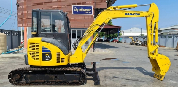 ขายด่วน635,000บาทรถแบคโฮโคมัสซูKOMATSUPC55MR2รุ่นหัวเก๋ง-8ยกหัวได้รุ่นยอดนิยมคอลโทลน้ำนันปั้มนี้วแรงๆเครื่องโคมัสซู4D88Eเครื่องดีปั่มแรงรถนอกเพิ่งนำเข้ามาใหม่ยังไม่เคยใช้งานในเมืองไทยเลย
