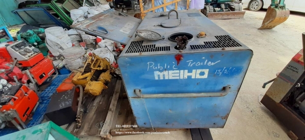 ราคาเท! เครื่องเชื่อมพร้อมชุดปั่นไฟ MEIHO MYW280  เครื่องยนต์ดีเซล 3สูบ สินค้าเก่าญี่ปุ่น ขายตามสภาพ* ไม่มีไดร์ชาร์ท