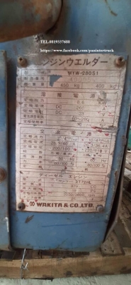 ราคาเท! เครื่องเชื่อมพร้อมชุดปั่นไฟ MEIHO MYW280  เครื่องยนต์ดีเซล 3สูบ สินค้าเก่าญี่ปุ่น ขายตามสภาพ* ไม่มีไดร์ชาร์ท