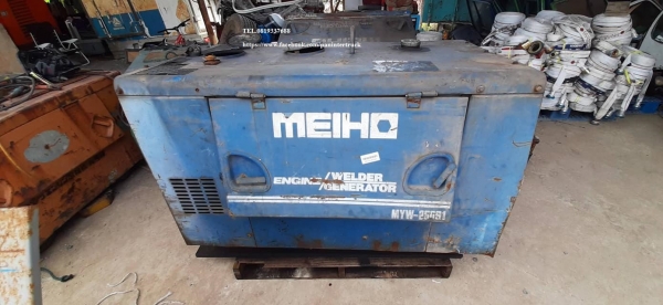 ราคาเท! เครื่องเชื่อมพร้อมชุดปั่นไฟ MEIHO MYW280  เครื่องยนต์ดีเซล 3สูบ สินค้าเก่าญี่ปุ่น ขายตามสภาพ* ไม่มีไดร์ชาร์ท