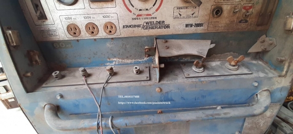 ราคาเท! เครื่องเชื่อมพร้อมชุดปั่นไฟ MEIHO MYW280  เครื่องยนต์ดีเซล 3สูบ สินค้าเก่าญี่ปุ่น ขายตามสภาพ* ไม่มีไดร์ชาร์ท