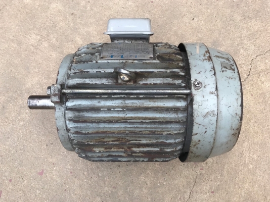 มอเตอร์ TATUNG made in Taiwan สามเฟส 380V ขนาด 3 แรง ความเร็วรอบ 1420 rpm ตัวใหญ่มาก งานดี หมุนนิ่ม 